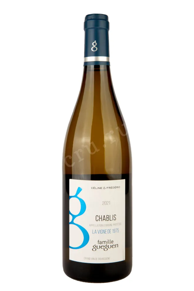 Вино Celine and Frederic Chablis Cuvee 1975 Vieil Vigne 2021 0.75 л