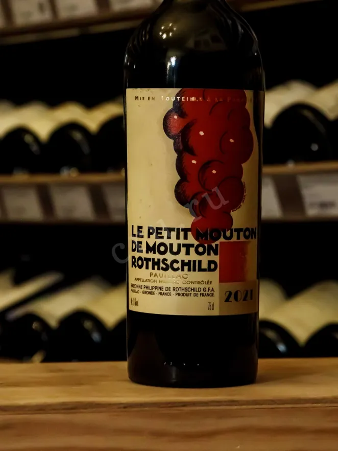 В магазине Крю Профи Le Petit Mouton de Mouton Rothschild Pauillac 2021 0.75 л