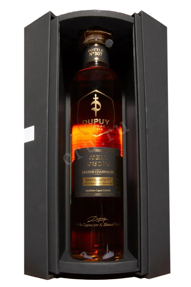 В подарочной коробке Dupuy Lot 90 Hors d'Age Grand Champagne AOC in gift box 1990 0.7 л