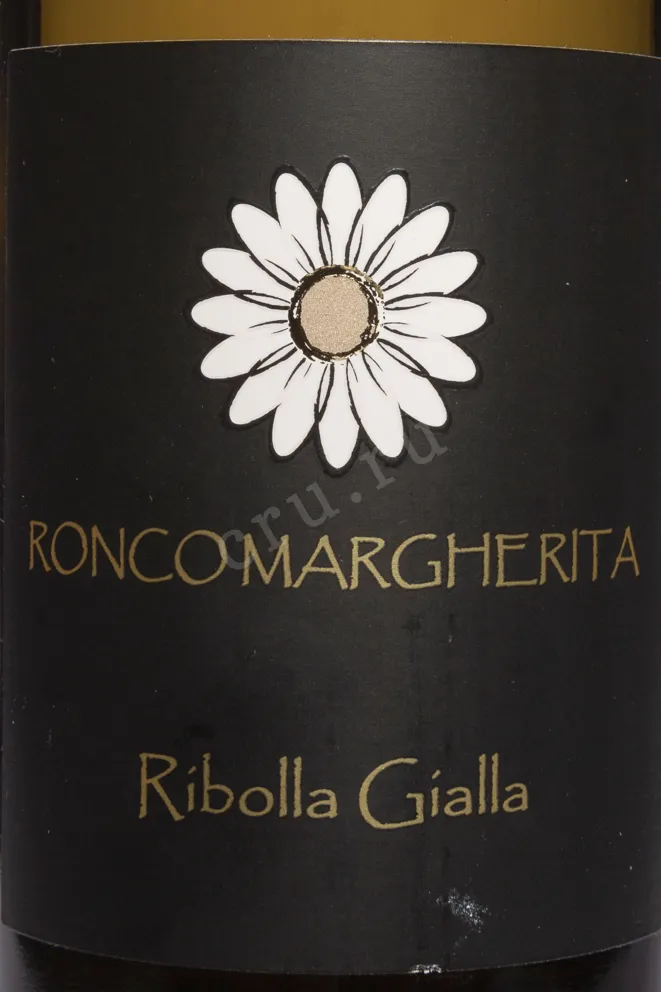 Этикетка Ronco Margherita Ribolla Gialla 2023 0.75 л