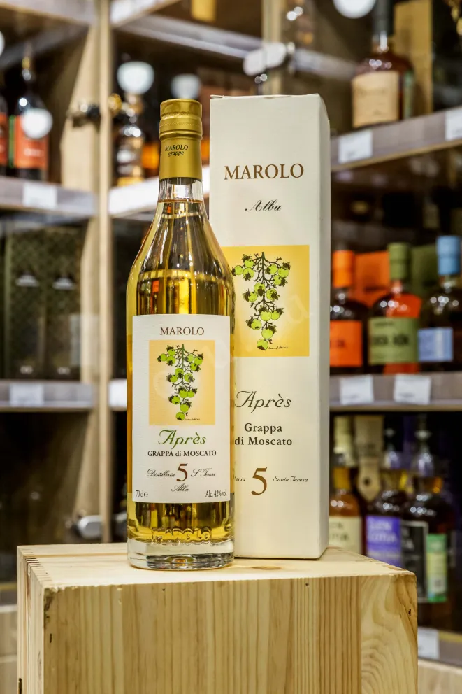 В магазине Крю Профи Marolo di Moscato Apres 5 with gift box 0.7 л