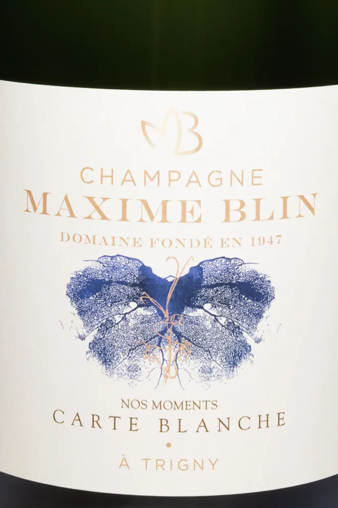 Этикетка Maxime Blin Nos Moments Carte Blanche 2019 3 л