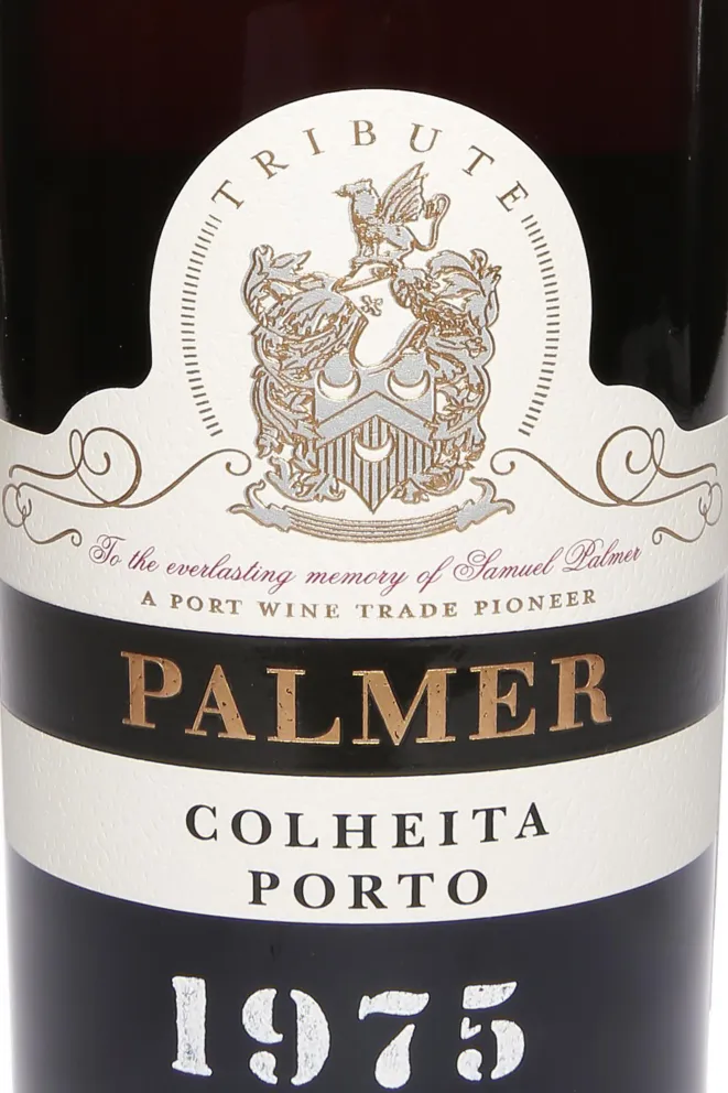 Этикетка Palmer Colheita Porto in tube 1975 0.75 л