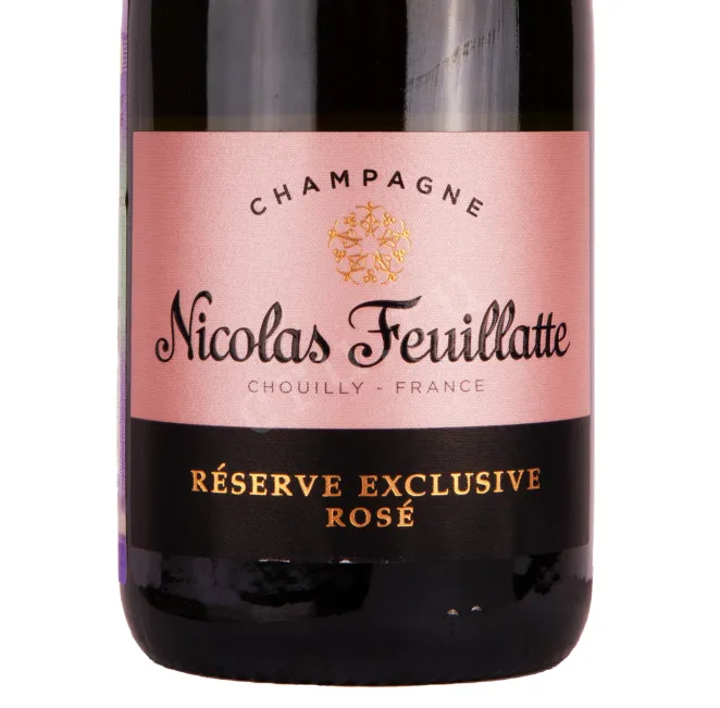 Этикетка игристого вина Николя Фейатт Резерва Эксклюзив Розе 2016 0.375
