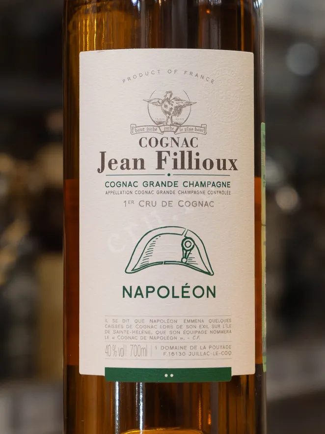 В магазине Крю Профи Jean Fillioux Napoleon Vieux Cognac Grande Champagne Premier Cru 0.7 л