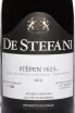 Этикетка De Stefani Stefen 1624 Colli Di Conegliano Refrontolo DOCG 2016 0.75 л