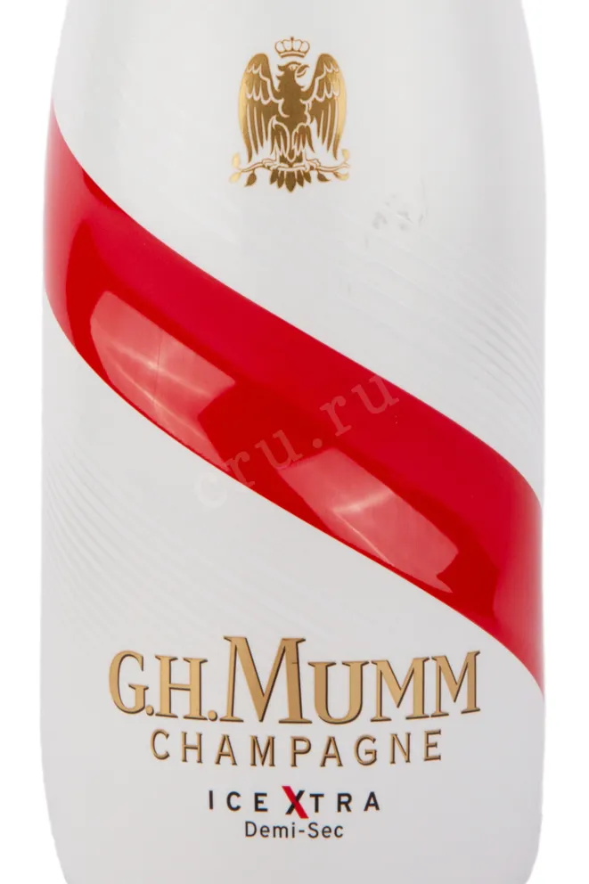 Этикетка игристого вина Дж.Г. Мумм Айс Экстра Деми-Сек 2017 0.75