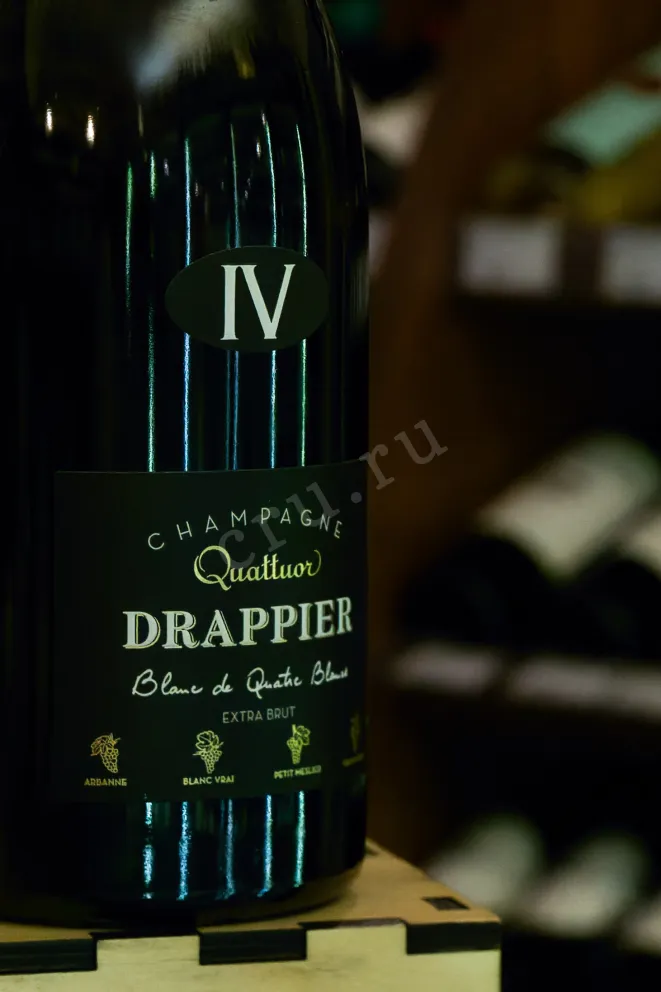 В магазине Крю Профи Drappier Quattuor Blanc de Quatre Blancs Extra Brut 2017 0.75 л