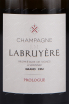 Этикетка игристого вина Labruyere Grand Cru Prologue 0.75 л