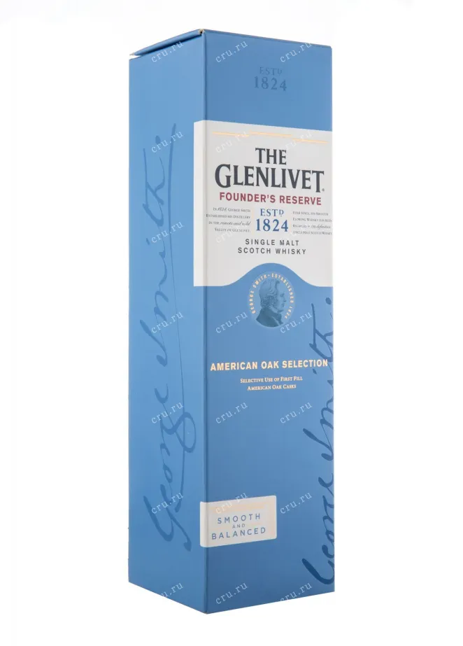 Виски Glenlivet Founders Reserve gift box  0.7 л