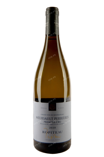 Вино Ropiteau Mersault Perrieres Premier Cru AOC 2020 0.75 л