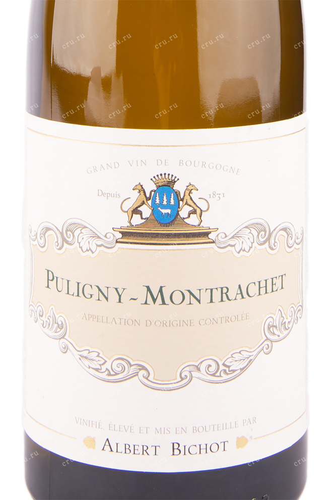Этикетка вина Albert Bichot Puligny Montrachet 2020 0.75 л