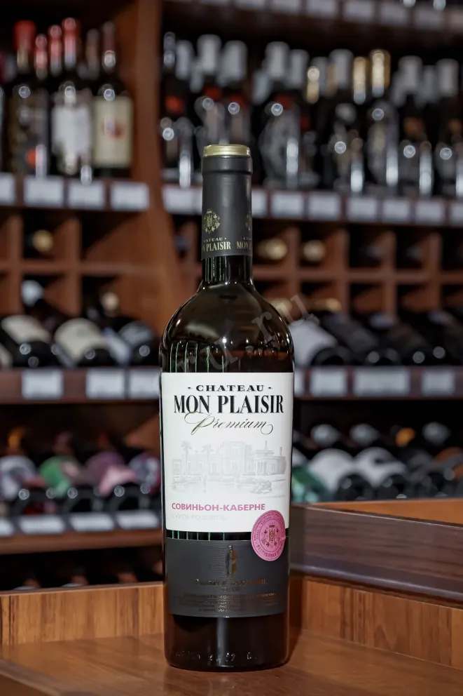 В магазине Крю Профи Chateau Mon Plaisir Premium Sauvignon-Cabernet 2021 0.75 л
