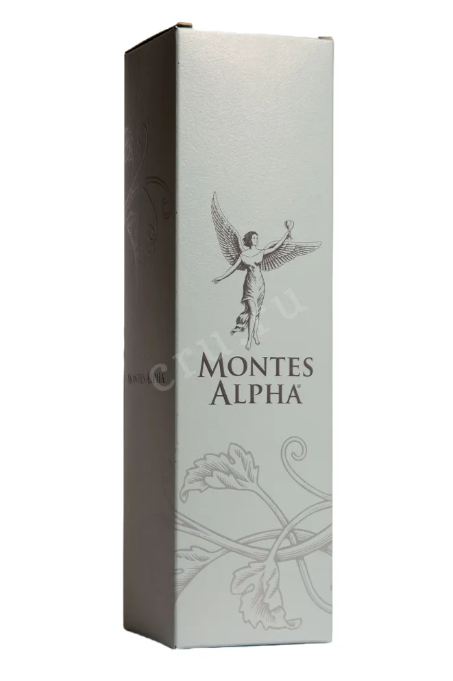 Подарочная коробка Вино Монтес Альфа Пино Нуар 2022г 14% 0,75л красное сухое в п/у Аконкагуа Коста Чили