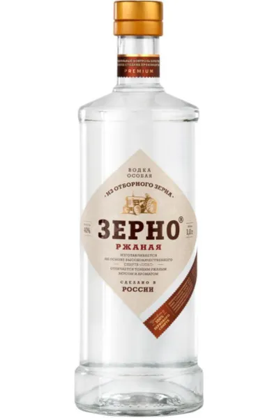 Водка Зерно Особая Ржаная  1 л