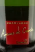 Этикетка Dumenil Blanc de Noir Amour de Cuvee 0.75 л