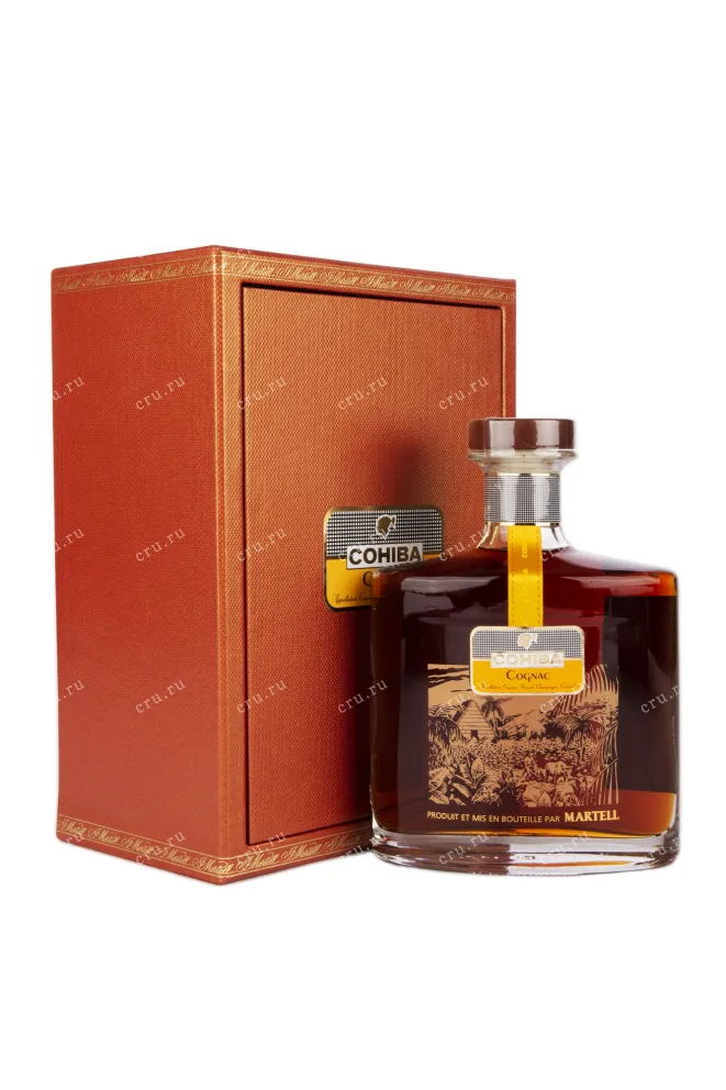 Коньяк Martell Cohiba gift box  0.7 л