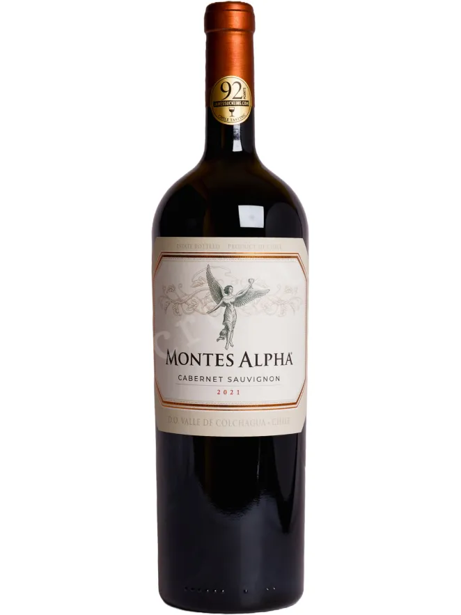 Вино Montes Alpha Cabernet Sauvignon 2021 1.5 л