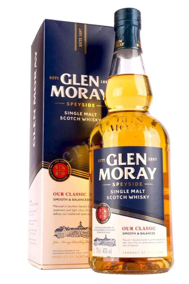 Виски Glen Moray Our Classic in gift box  0.7 л