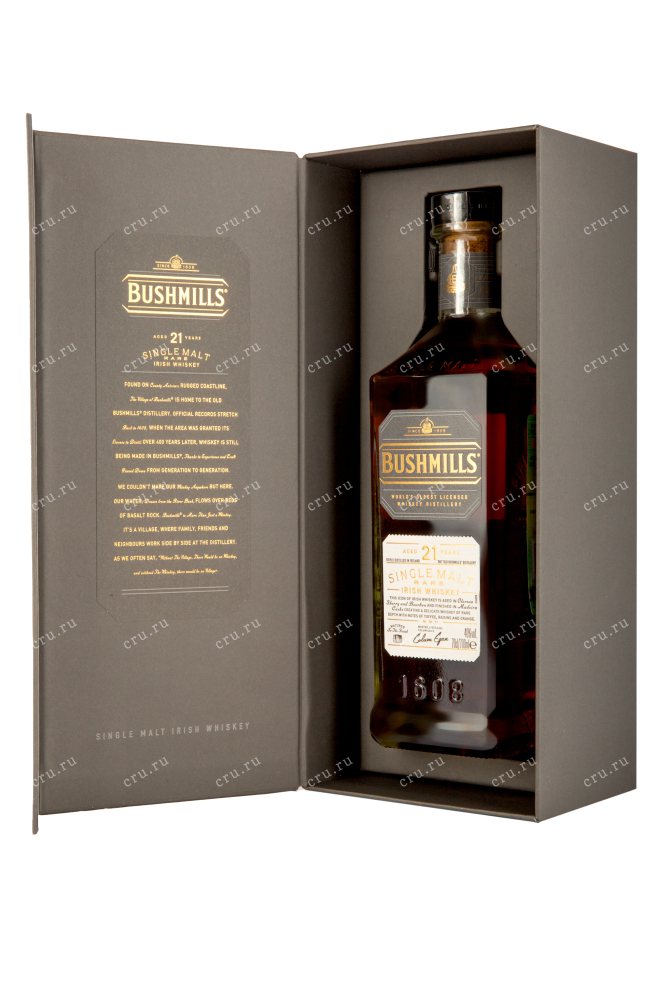 Виски Bushmills 21 years 0,7 в подарочной упаковке