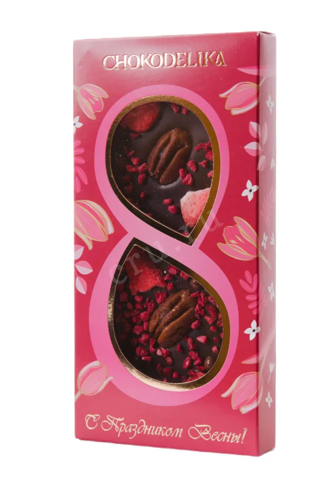Шоколад Чокоделика тёмный Клубника