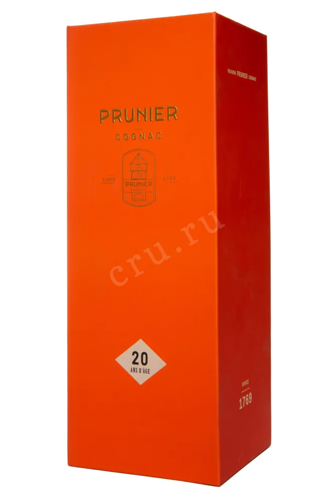 Подарочная коробка Prunier Ans 20 D'Age Grande Champagne in gift box 1999 0.7 л