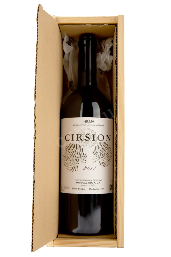 Вино Сирсьон Риоха ДОК Бодегас Рода 0,75 с подарочной коробкой