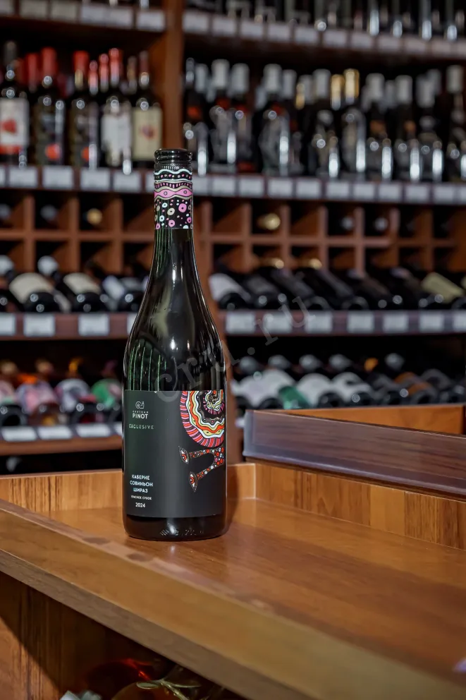 В магазине Крю Профи Chateau Pinot Exclusive Cabernet Sauvignon Shiraz 2024 0.75 л