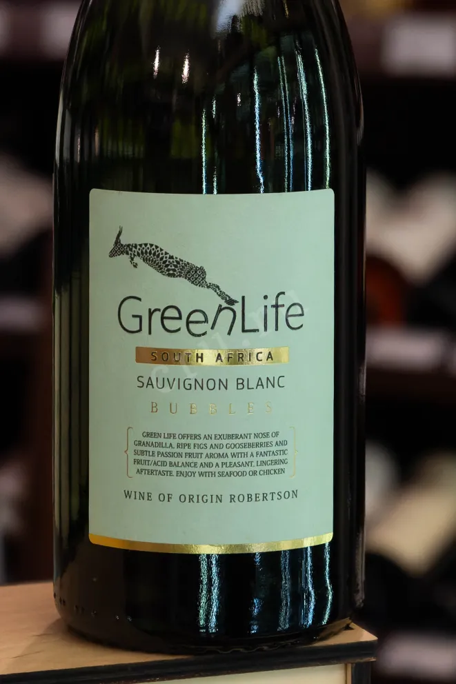 В магазине Крю Профи GreenLife Sauvignon Blanc Bubbles White Extra Brut 2024 0.75 л