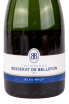 Этикетка игристого вина Besserat de Bellefon with gift box 0.75 л