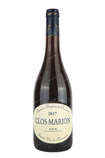 Вино Clos Marion Fixin Domaine Fougeray de Beauclair 2017 0.75 л
