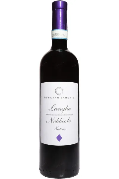 Вино Roberto Sarotto Nativo Nebbiolo Langhe 2023 0.75 л