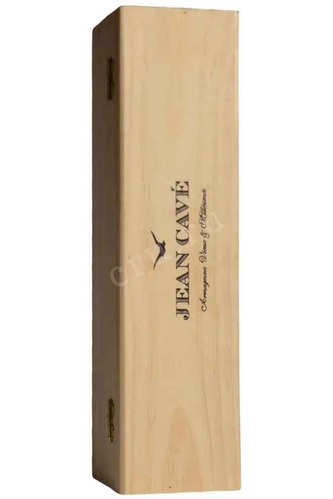 Деревянная коробка Jean Cave Vieil Armagnac 1973 AOC wooden box 1973 0.7 л