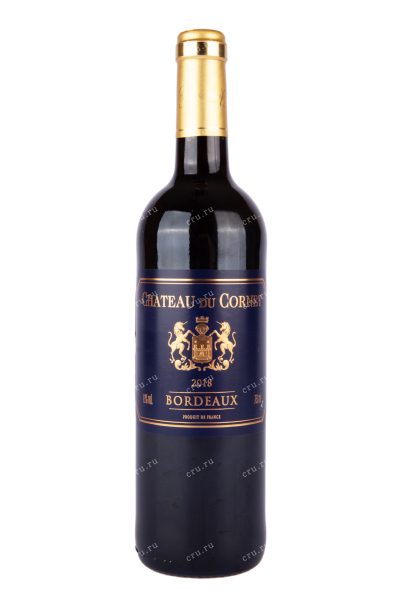 Вино Chateau du Cornet Bordeaux AOC Red 2018 0.75 л