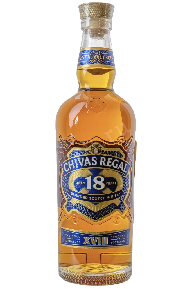 Бутылка Chivas Regal 18 years old in with gift box 0.75 л