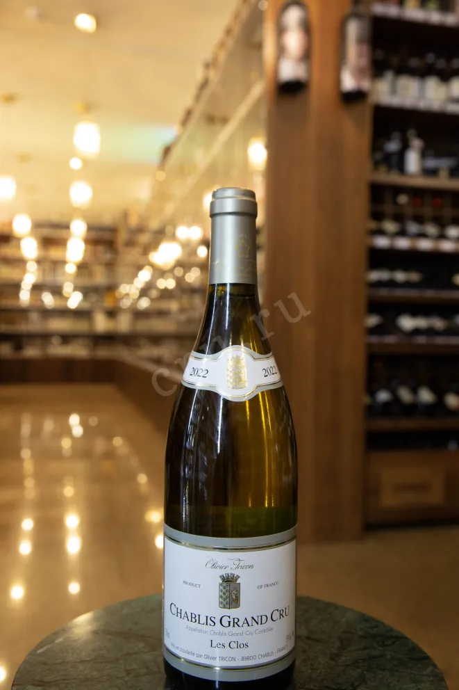 В магазине Крю Профи Olivier Tricon Chablis Grand Cru Les Clos AOC  2022 0.75 л