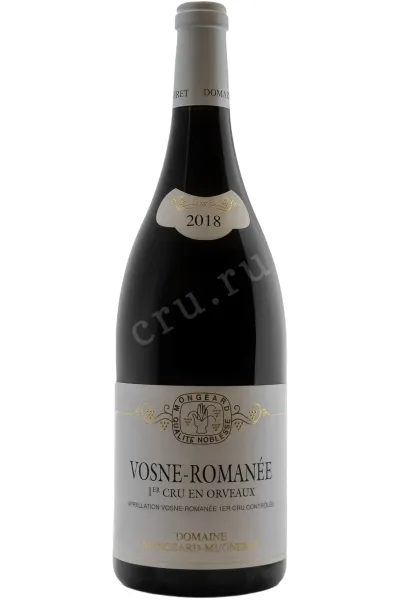 Вино Domaine Mongeard-Mugneret Vosne-Romanee 1-er Cru En Orveaux 2018 1.5 л