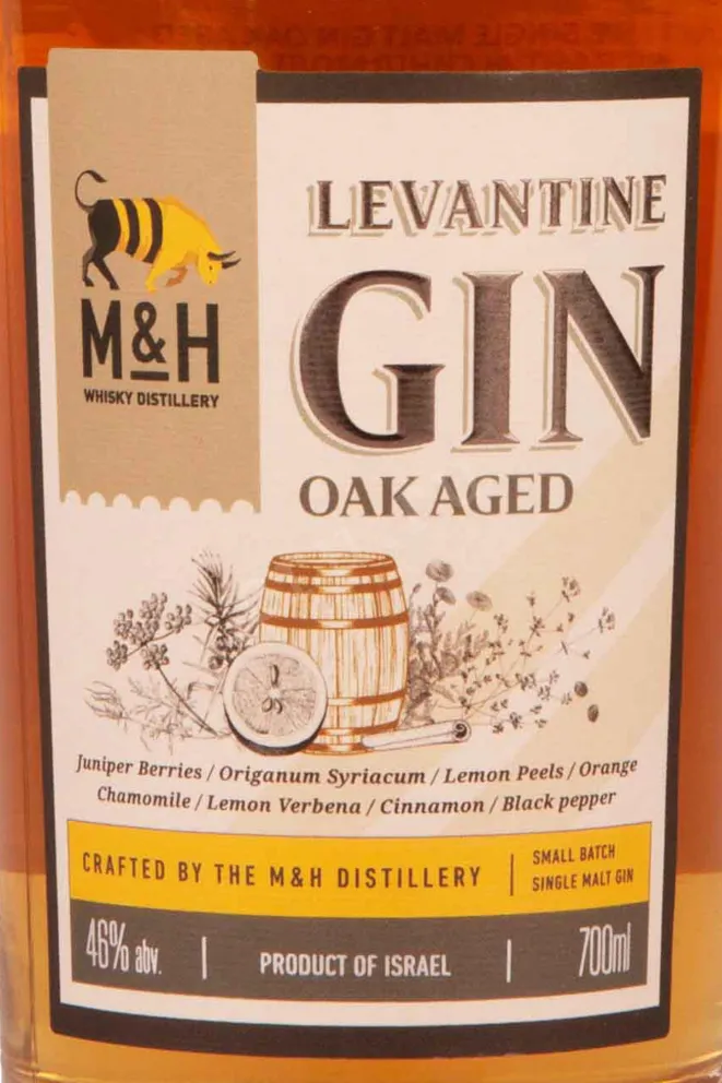 Джин M&H Levantine Single Malt Gin Oak Aged  0.7 л
