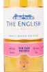Этикетка виски The English Small Batch Release Rum Cask Matured 0.7