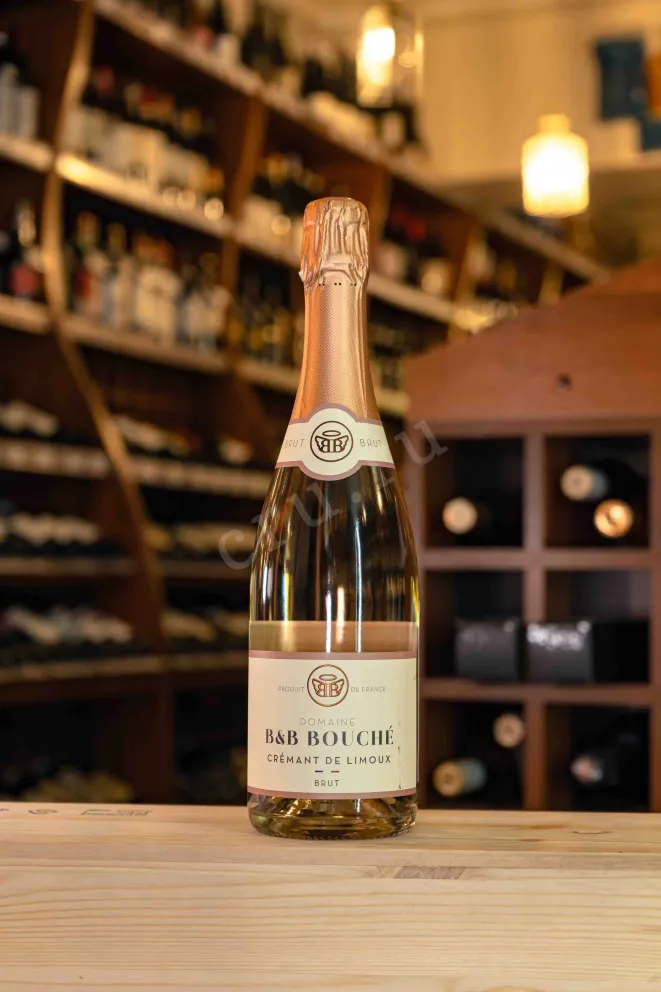 В магазине Крю Профи Domaine B&B Bouche Cremant de Limoux Rose Brut 2021 0.75 л