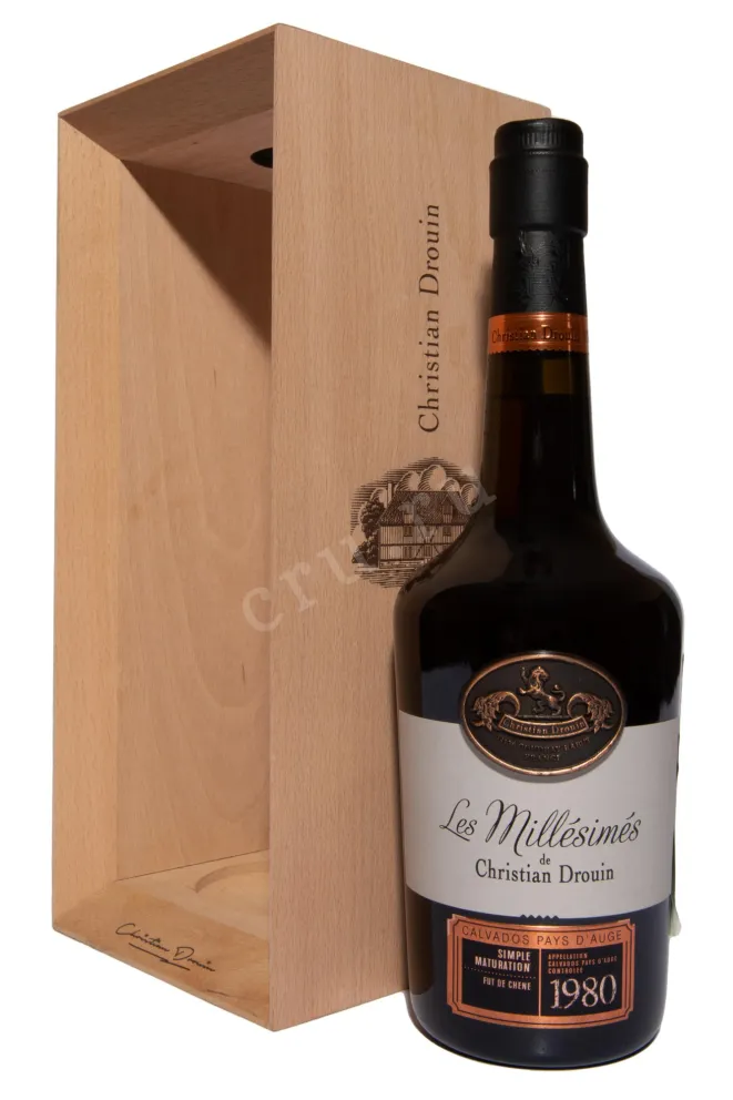 Кальвадос Christian Drouin in gift box 1980  0.7 л