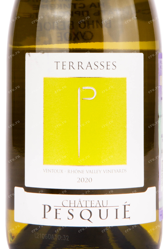 Этикетка вина Chateau Pesquie Terrasses 0.75 л