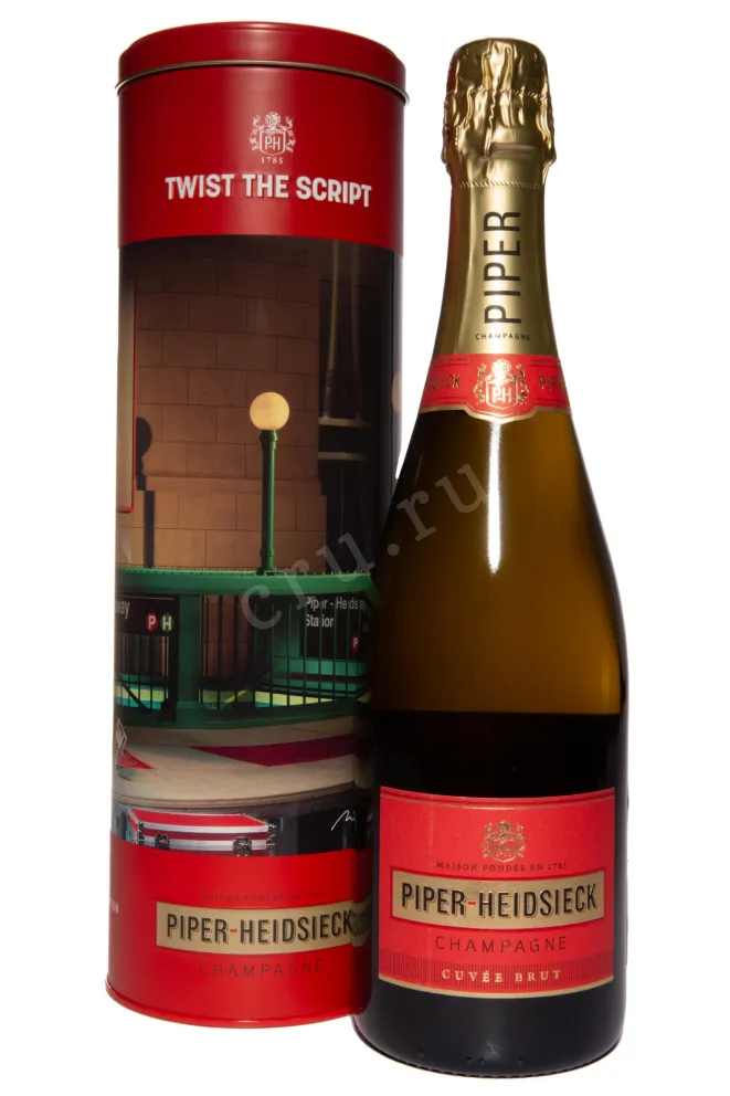 Шампанское Piper Heidsieck Champagne Cuvee Brut in tube 2021 0.75 л