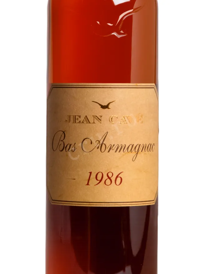 Этикетка Jean Cave Vieil in gift box 1986 0.7 л