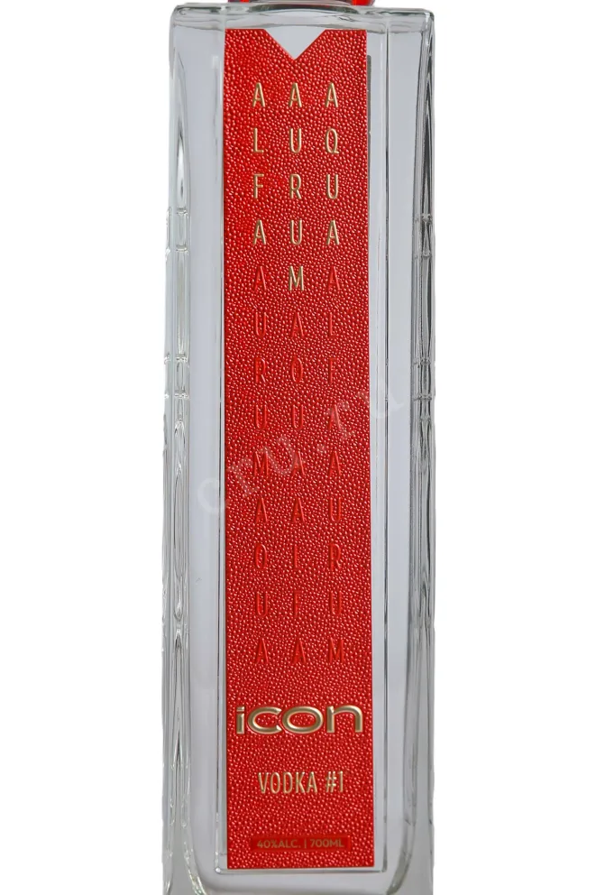 Этикетка Icon Red 0.7 л
