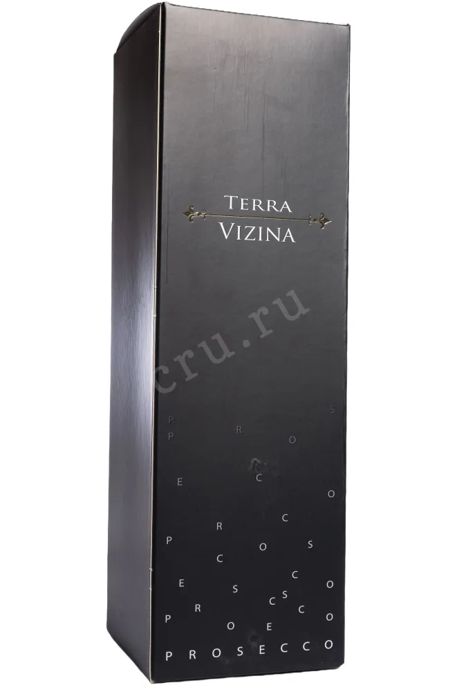 Подарочная коробка Prosecco Millesimato Terra Vizina in gift box 2024 0.75 л