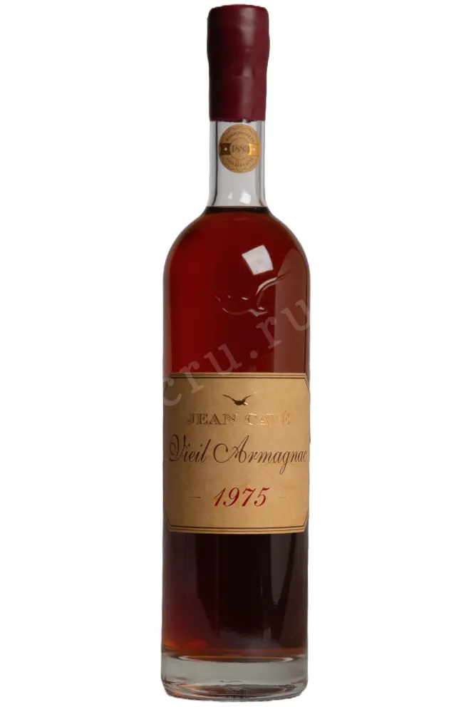 Бутылка Jean Cave Vieil Armagnac 1975 AOC wooden box 1975 0.7 л