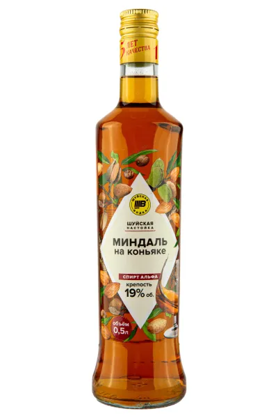Настойка Шуйская Миндаль на Коньяке  0.5 л