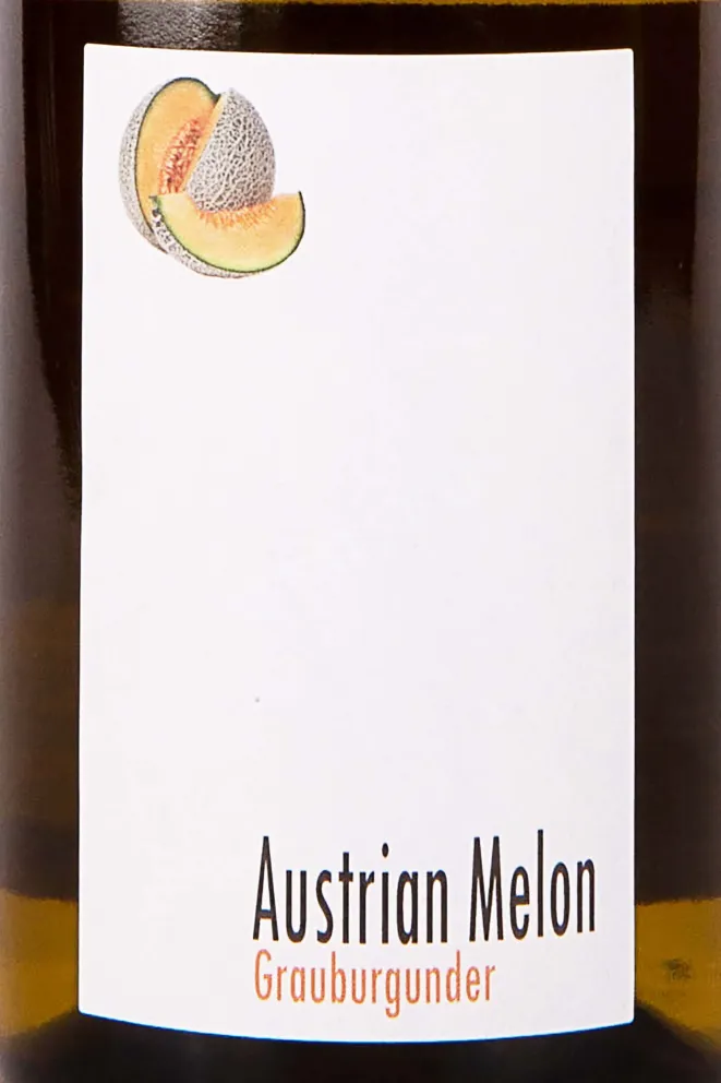 Этикетка Qualitatswein Austrian melon 2023 0.75 л