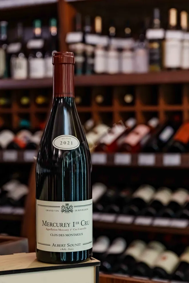 В магазине Крю Профи Albert Sounit Mercurey 1-er Cru Clos Des Montaigus 2021 0.75 л
